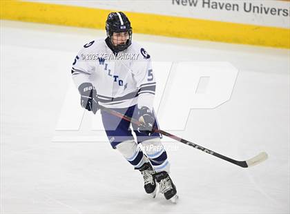 Thumbnail 2 in Joel Barlow/Weston/Abbott Tech vs. Wilton (CIAC DIII Semifinal) photogallery.