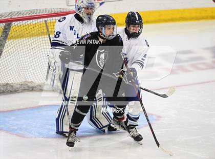 Thumbnail 1 in Joel Barlow/Weston/Abbott Tech vs. Wilton (CIAC DIII Semifinal) photogallery.