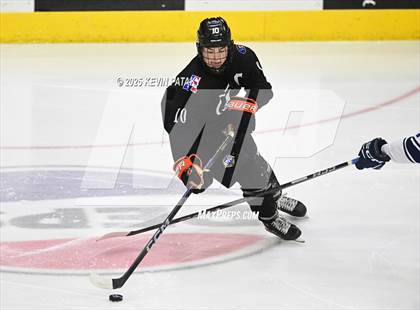 Thumbnail 1 in Joel Barlow/Weston/Abbott Tech vs. Wilton (CIAC DIII Semifinal) photogallery.