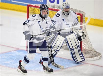 Thumbnail 3 in Joel Barlow/Weston/Abbott Tech vs. Wilton (CIAC DIII Semifinal) photogallery.