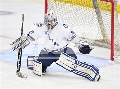 Thumbnail 3 in Joel Barlow/Weston/Abbott Tech vs. Wilton (CIAC DIII Semifinal) photogallery.
