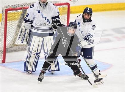 Thumbnail 3 in Joel Barlow/Weston/Abbott Tech vs. Wilton (CIAC DIII Semifinal) photogallery.