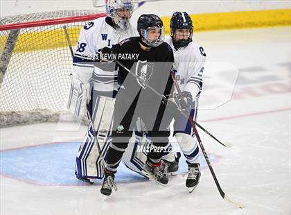Thumbnail 2 in Joel Barlow/Weston/Abbott Tech vs. Wilton (CIAC DIII Semifinal) photogallery.