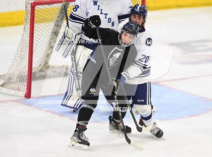 Thumbnail 3 in Joel Barlow/Weston/Abbott Tech vs. Wilton (CIAC DIII Semifinal) photogallery.