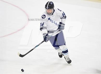 Thumbnail 1 in Joel Barlow/Weston/Abbott Tech vs. Wilton (CIAC DIII Semifinal) photogallery.