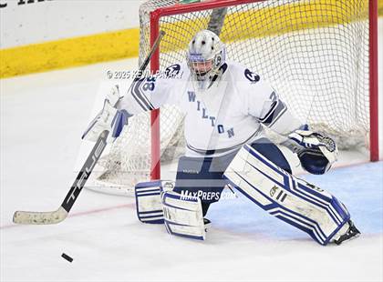 Thumbnail 2 in Joel Barlow/Weston/Abbott Tech vs. Wilton (CIAC DIII Semifinal) photogallery.