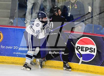 Thumbnail 2 in Joel Barlow/Weston/Abbott Tech vs. Wilton (CIAC DIII Semifinal) photogallery.