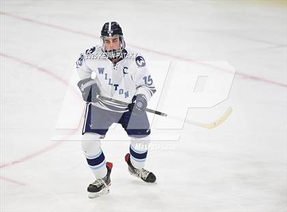 Thumbnail 2 in Joel Barlow/Weston/Abbott Tech vs. Wilton (CIAC DIII Semifinal) photogallery.