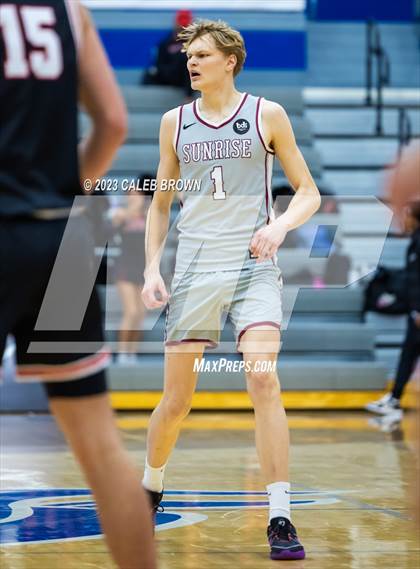 Thumbnail 1 in Alta vs. Sunrise Christian Academy (5 for the Fight Hoopfest) photogallery.