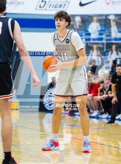 Thumbnail 1 in Alta vs. Sunrise Christian Academy (5 for the Fight Hoopfest) photogallery.