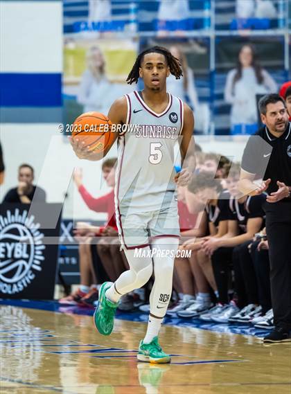 Thumbnail 1 in Alta vs. Sunrise Christian Academy (5 for the Fight Hoopfest) photogallery.