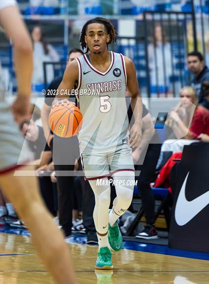Thumbnail 2 in Alta vs. Sunrise Christian Academy (5 for the Fight Hoopfest) photogallery.