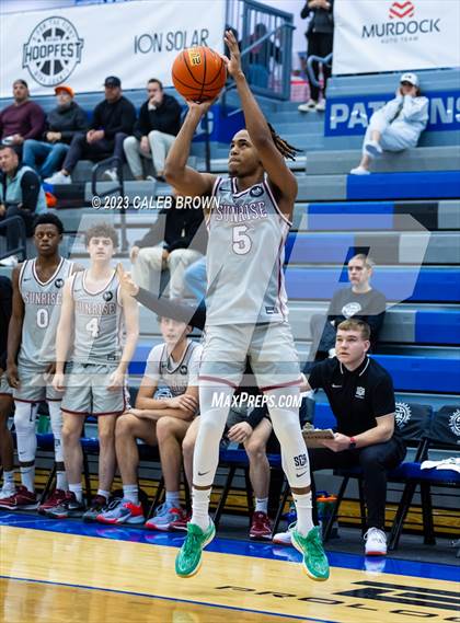 Thumbnail 2 in Alta vs. Sunrise Christian Academy (5 for the Fight Hoopfest) photogallery.