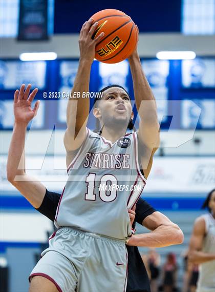 Thumbnail 1 in Alta vs. Sunrise Christian Academy (5 for the Fight Hoopfest) photogallery.