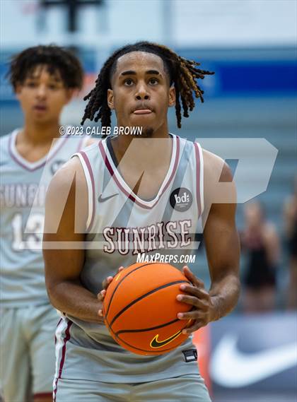 Thumbnail 2 in Alta vs. Sunrise Christian Academy (5 for the Fight Hoopfest) photogallery.