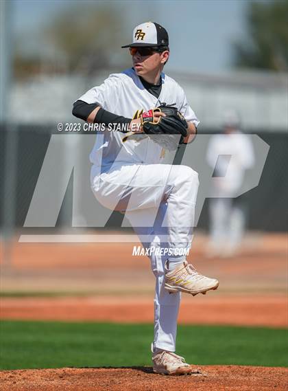 Thumbnail 2 in Prospect Ridge Academy vs. Arrowhead Christian(Coach Bob Tournament) photogallery.