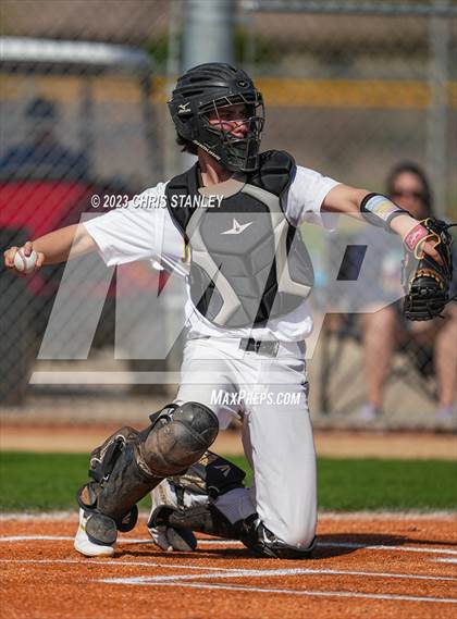 Thumbnail 2 in Prospect Ridge Academy vs. Arrowhead Christian(Coach Bob Tournament) photogallery.