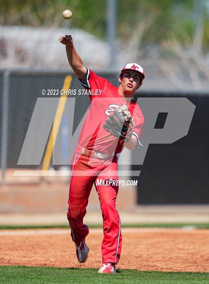Thumbnail 2 in Prospect Ridge Academy vs. Arrowhead Christian(Coach Bob Tournament) photogallery.