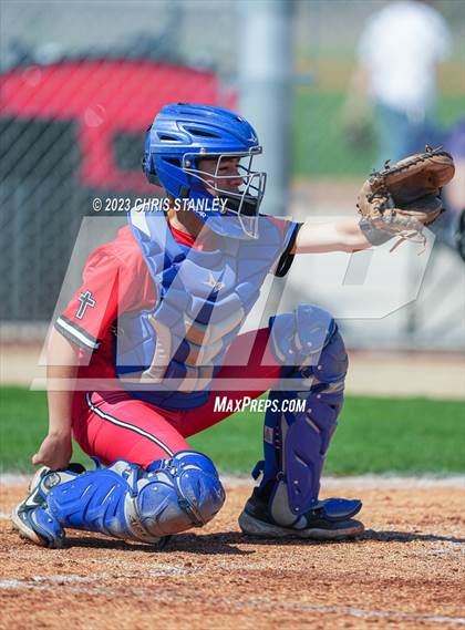Thumbnail 3 in Prospect Ridge Academy vs. Arrowhead Christian(Coach Bob Tournament) photogallery.