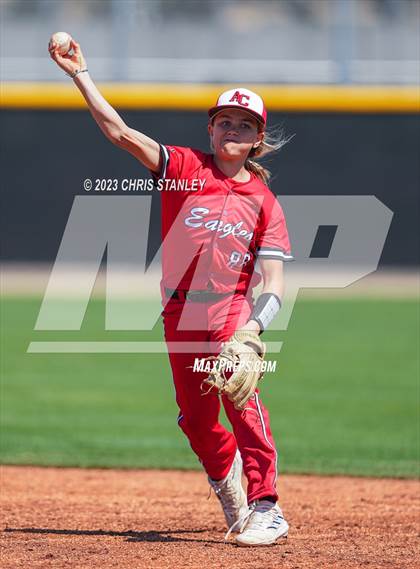 Thumbnail 2 in Prospect Ridge Academy vs. Arrowhead Christian(Coach Bob Tournament) photogallery.