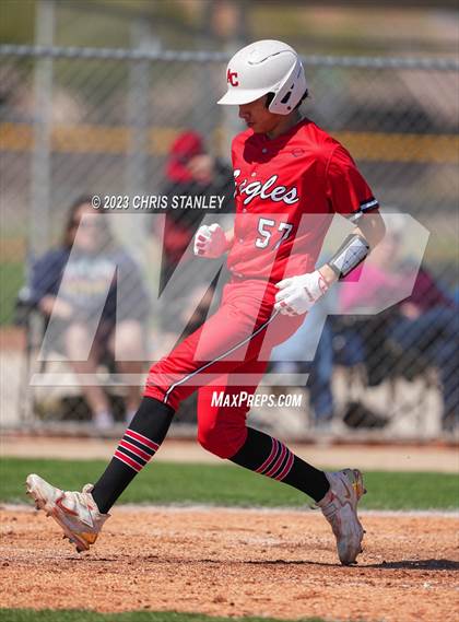 Thumbnail 3 in Prospect Ridge Academy vs. Arrowhead Christian(Coach Bob Tournament) photogallery.
