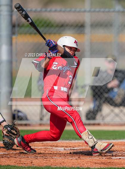 Thumbnail 2 in Prospect Ridge Academy vs. Arrowhead Christian(Coach Bob Tournament) photogallery.