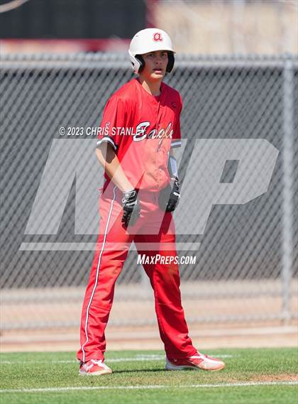 Thumbnail 2 in Prospect Ridge Academy vs. Arrowhead Christian(Coach Bob Tournament) photogallery.