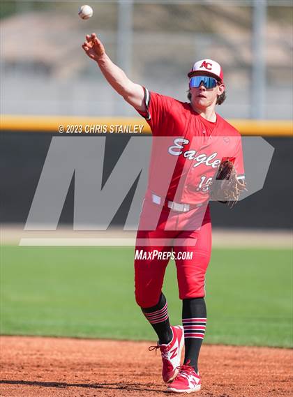 Thumbnail 2 in Prospect Ridge Academy vs. Arrowhead Christian(Coach Bob Tournament) photogallery.