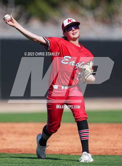Thumbnail 3 in Prospect Ridge Academy vs. Arrowhead Christian(Coach Bob Tournament) photogallery.