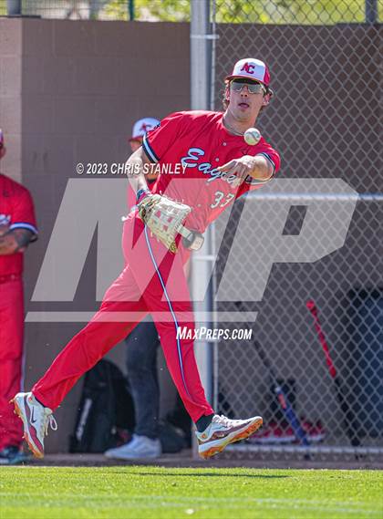 Thumbnail 2 in Prospect Ridge Academy vs. Arrowhead Christian(Coach Bob Tournament) photogallery.