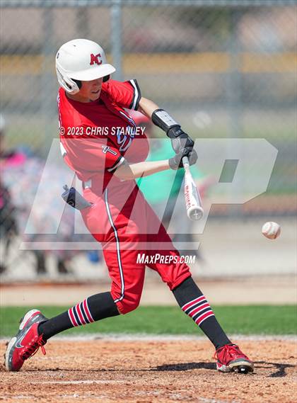 Thumbnail 3 in Prospect Ridge Academy vs. Arrowhead Christian(Coach Bob Tournament) photogallery.
