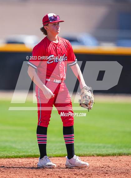 Thumbnail 2 in Prospect Ridge Academy vs. Arrowhead Christian(Coach Bob Tournament) photogallery.