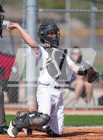 Thumbnail 2 in Prospect Ridge Academy vs. Arrowhead Christian(Coach Bob Tournament) photogallery.