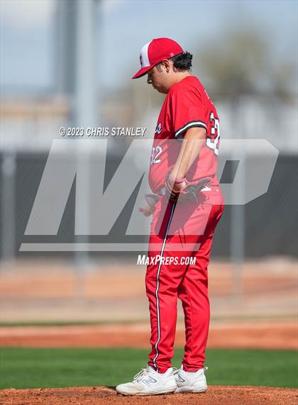 Thumbnail 3 in Prospect Ridge Academy vs. Arrowhead Christian(Coach Bob Tournament) photogallery.