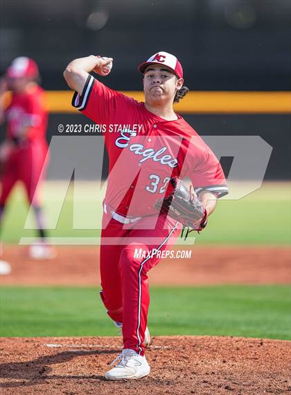 Thumbnail 2 in Prospect Ridge Academy vs. Arrowhead Christian(Coach Bob Tournament) photogallery.