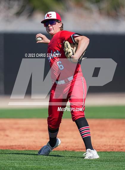Thumbnail 2 in Prospect Ridge Academy vs. Arrowhead Christian(Coach Bob Tournament) photogallery.