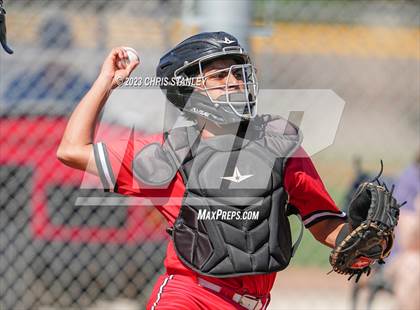 Thumbnail 3 in Prospect Ridge Academy vs. Arrowhead Christian(Coach Bob Tournament) photogallery.