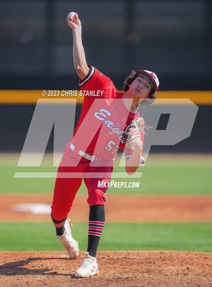 Thumbnail 3 in Prospect Ridge Academy vs. Arrowhead Christian(Coach Bob Tournament) photogallery.