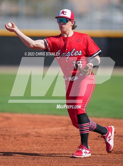 Thumbnail 2 in Prospect Ridge Academy vs. Arrowhead Christian(Coach Bob Tournament) photogallery.