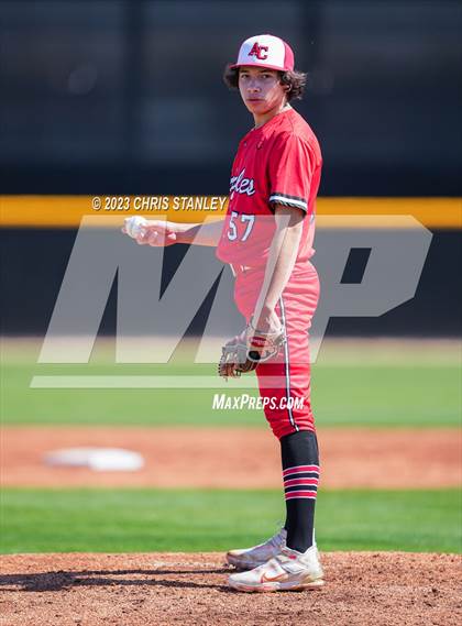 Thumbnail 3 in Prospect Ridge Academy vs. Arrowhead Christian(Coach Bob Tournament) photogallery.