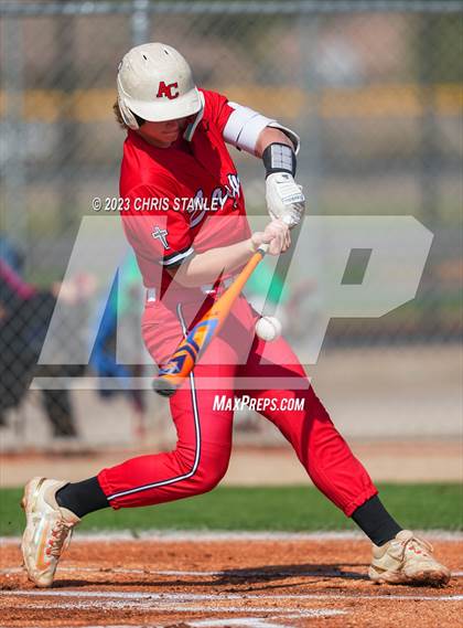 Thumbnail 2 in Prospect Ridge Academy vs. Arrowhead Christian(Coach Bob Tournament) photogallery.