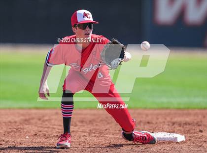 Thumbnail 3 in Prospect Ridge Academy vs. Arrowhead Christian(Coach Bob Tournament) photogallery.