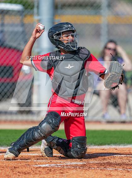 Thumbnail 1 in Prospect Ridge Academy vs. Arrowhead Christian(Coach Bob Tournament) photogallery.