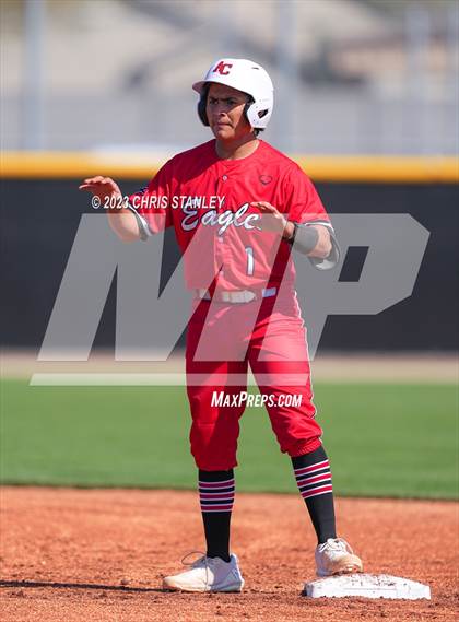 Thumbnail 3 in Prospect Ridge Academy vs. Arrowhead Christian(Coach Bob Tournament) photogallery.