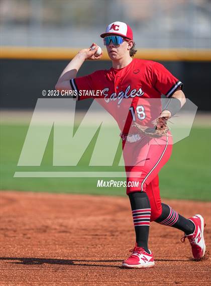 Thumbnail 1 in Prospect Ridge Academy vs. Arrowhead Christian(Coach Bob Tournament) photogallery.
