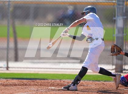 Thumbnail 2 in Prospect Ridge Academy vs. Arrowhead Christian(Coach Bob Tournament) photogallery.