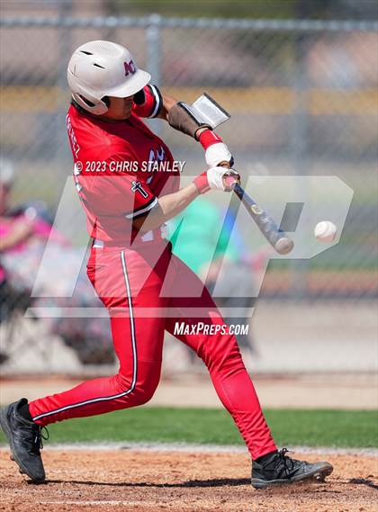 Thumbnail 3 in Prospect Ridge Academy vs. Arrowhead Christian(Coach Bob Tournament) photogallery.