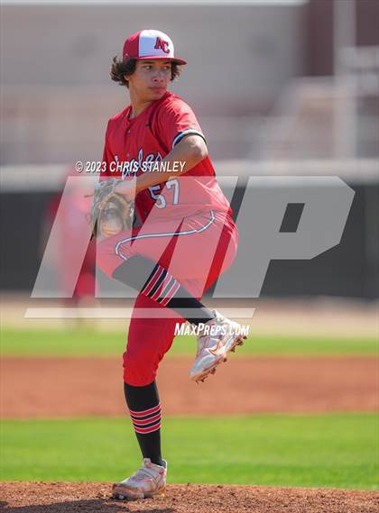 Thumbnail 2 in Prospect Ridge Academy vs. Arrowhead Christian(Coach Bob Tournament) photogallery.