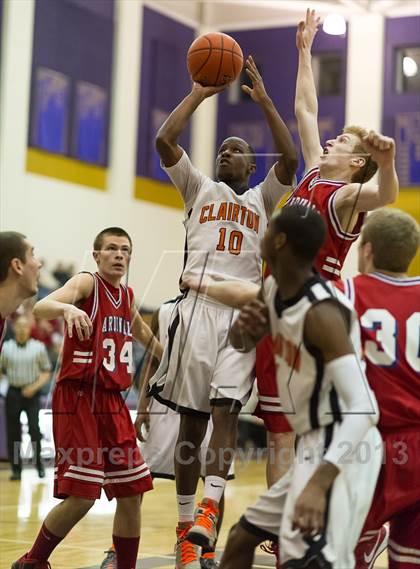 Thumbnail 2 in Clairton vs. Cochranton (PIAA Class A Playoff - Round 1) photogallery.
