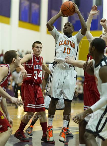 Thumbnail 1 in Clairton vs. Cochranton (PIAA Class A Playoff - Round 1) photogallery.